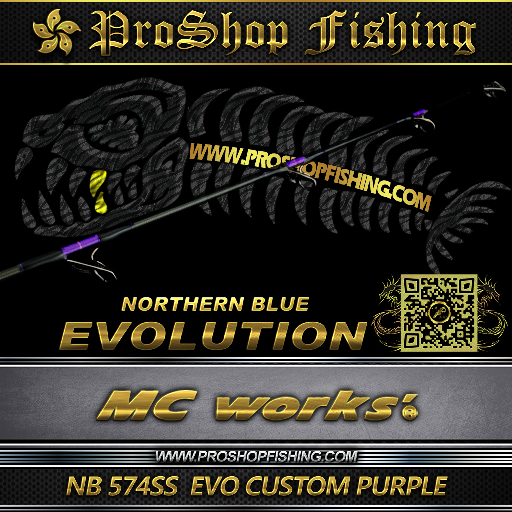 Mc Works' NB EVO 574SS CUSTOM PURPLE | Proshopfishing's Blog