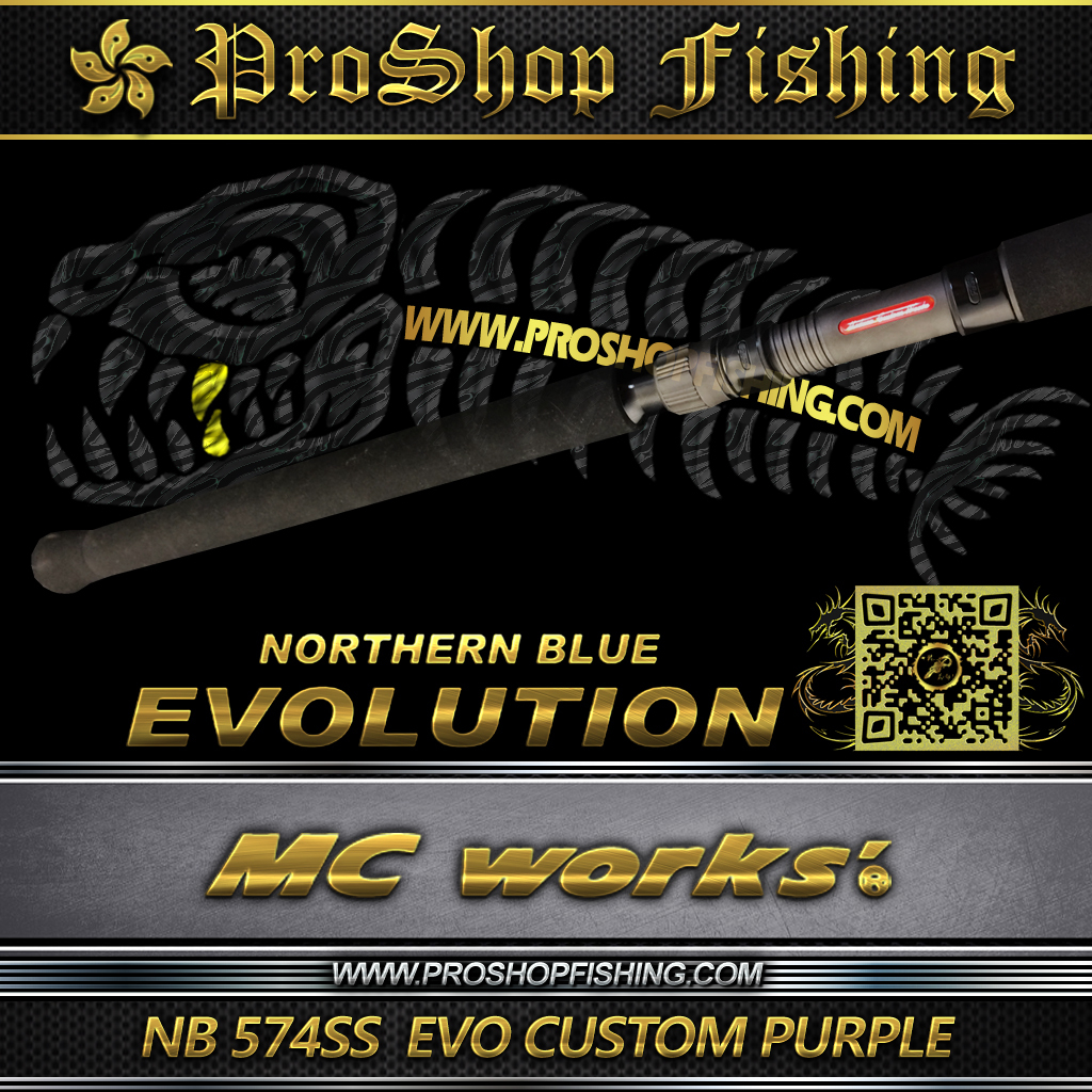 Mc Works' NB EVO 574SS CUSTOM PURPLE | Proshopfishing's Blog
