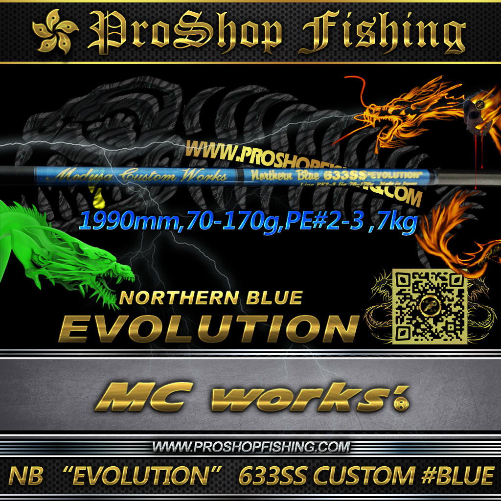 Mc Works' NB EVO 633SS CUSTOM ~BLUE | Proshopfishing's Blog