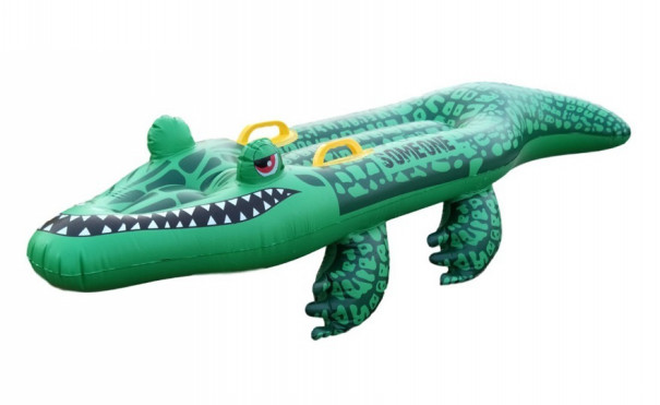 Fuputwo 巨大 うきわ フロート ワニ 浮き輪 動物 プール レジャー 海 約150cm Fupuone Two公式セレクトショップ