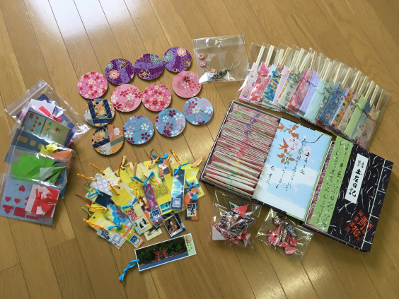 ホームステイお土産作り 高松市 こども英語教室 ラボ佐々木パーティ