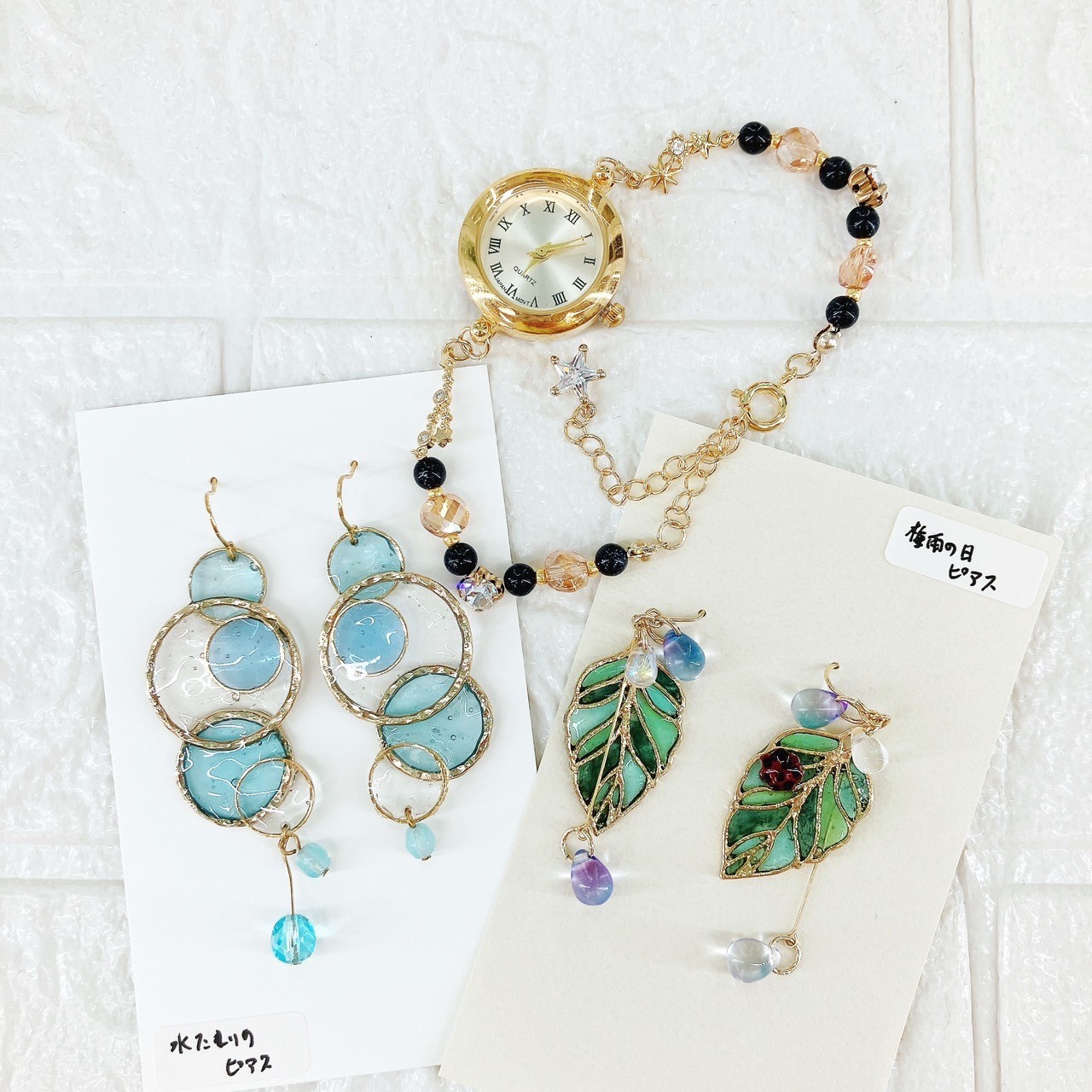 ⚠️ハンドメイド作家様作品　4点まとめ売り non_cuarose 便到着！追納されました！ 気になる作品はスクショ