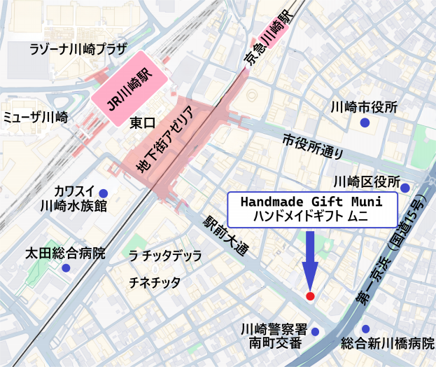 MAP | ハンドメイド作品委託販売/ハンドメイドギフトMuni-むに-