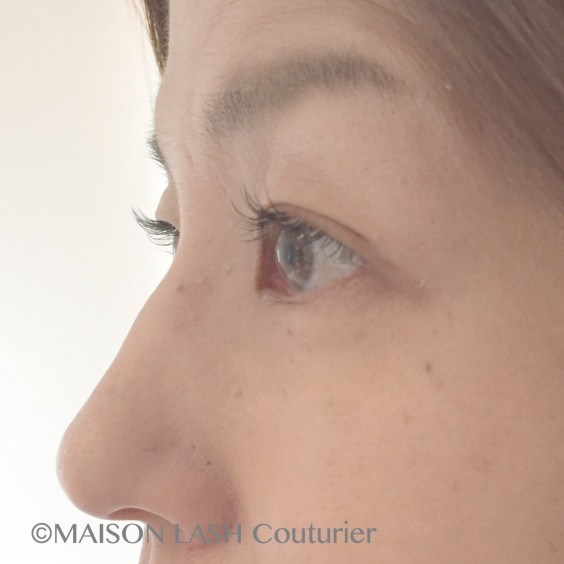 まつ毛パーマやめました Maison Lash Couturier