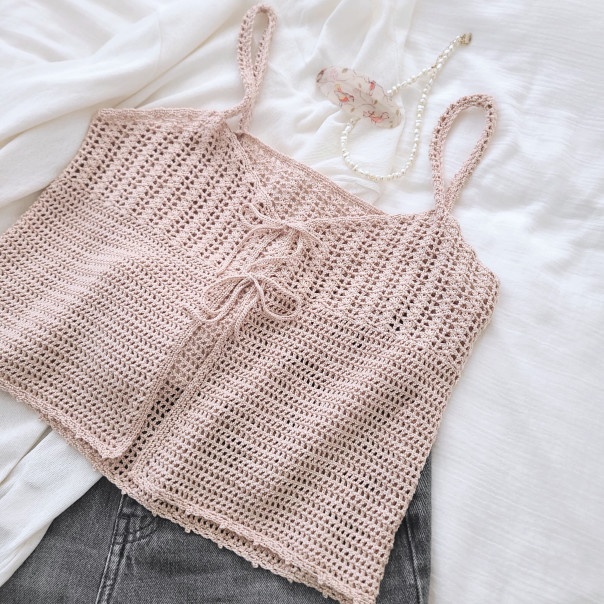 前後着クロシェキャミソール｜かぎ針編み | Jul Knitting