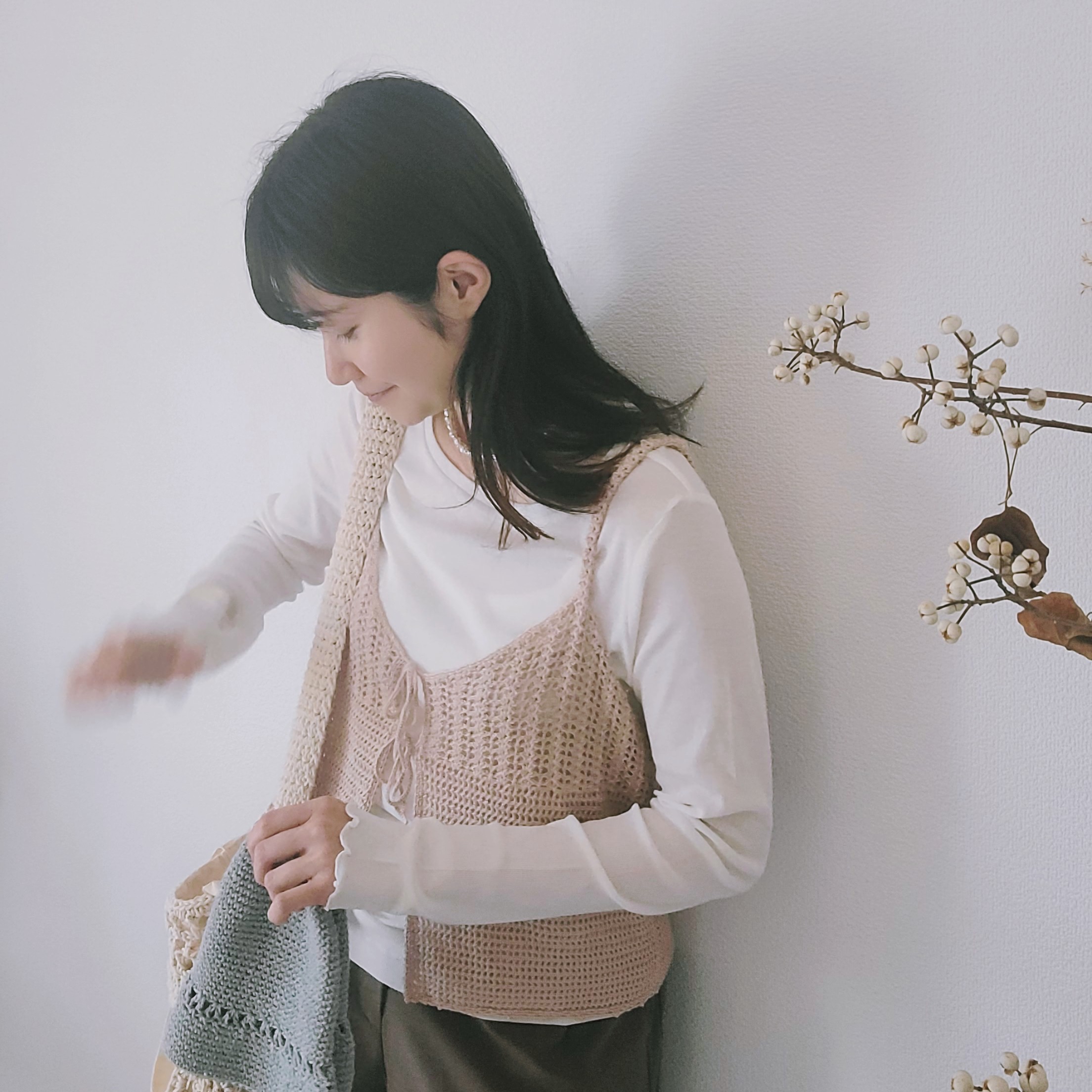 前後着クロシェキャミソール｜かぎ針編み | Jul Knitting