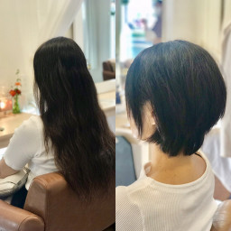 ヘアドネーション 米子 Lapark Saku