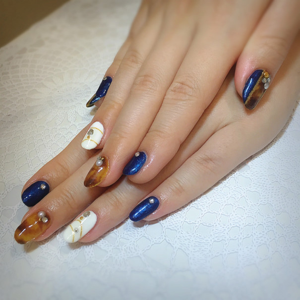 大人シンプル べっ甲 Lapark Saku