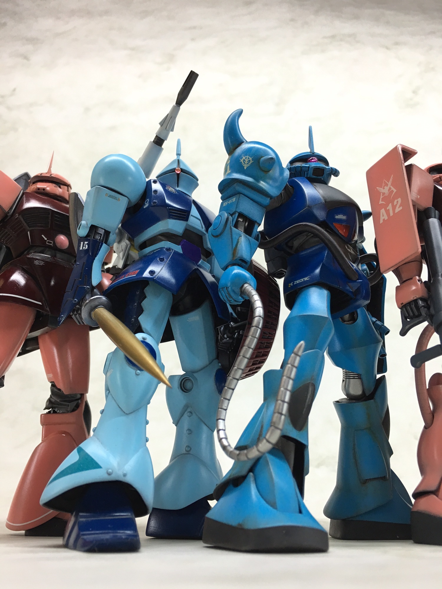 1/144 ベストメカコレクション 旧ザク・シャアザク・グフ