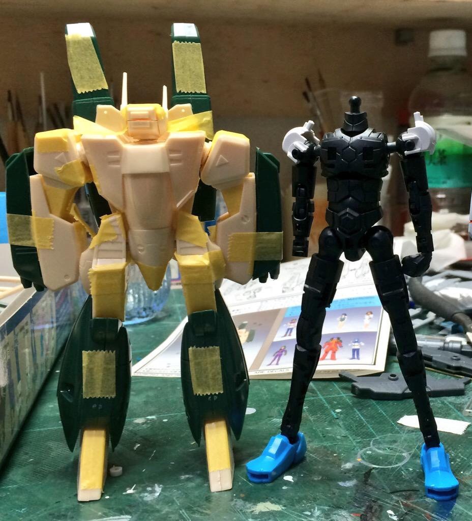 1/100 バトロイド・バルキリー VF1D （アリイ） | エムロボ模型缶2