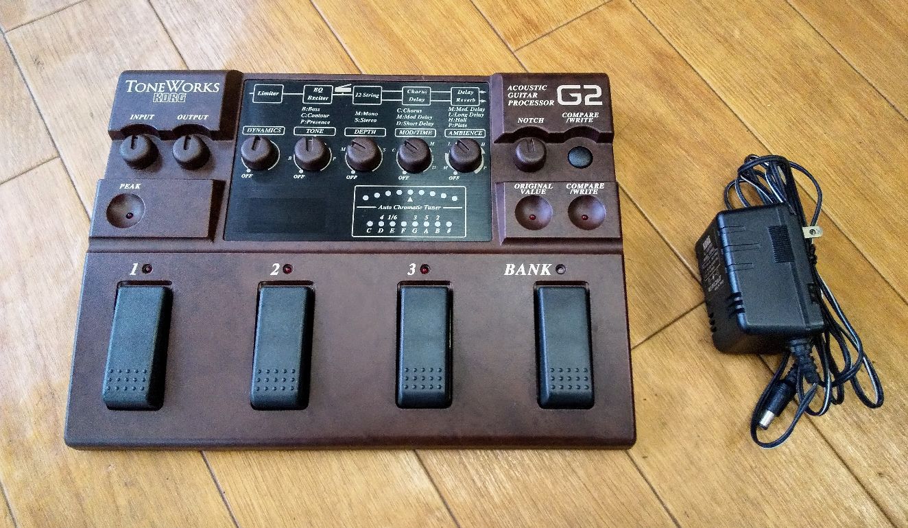 中古品＞tone works KORG G2 アコースティックマルチエフェクター 