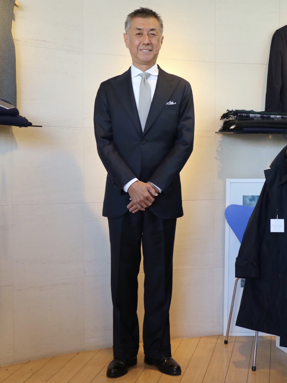 宮崎市 佐藤 様 シングルピークドラペル 1B スーツ 出来上がりました 