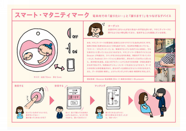 妊婦にやさしさが伝わるデバイス スマート マタニティマーク スマート マタニティマーク Smart Maternity Mark 妊婦にやさしさが伝わるデバイス スマート マタニティマーク スマート マタニティマーク Smart Maternity Mark