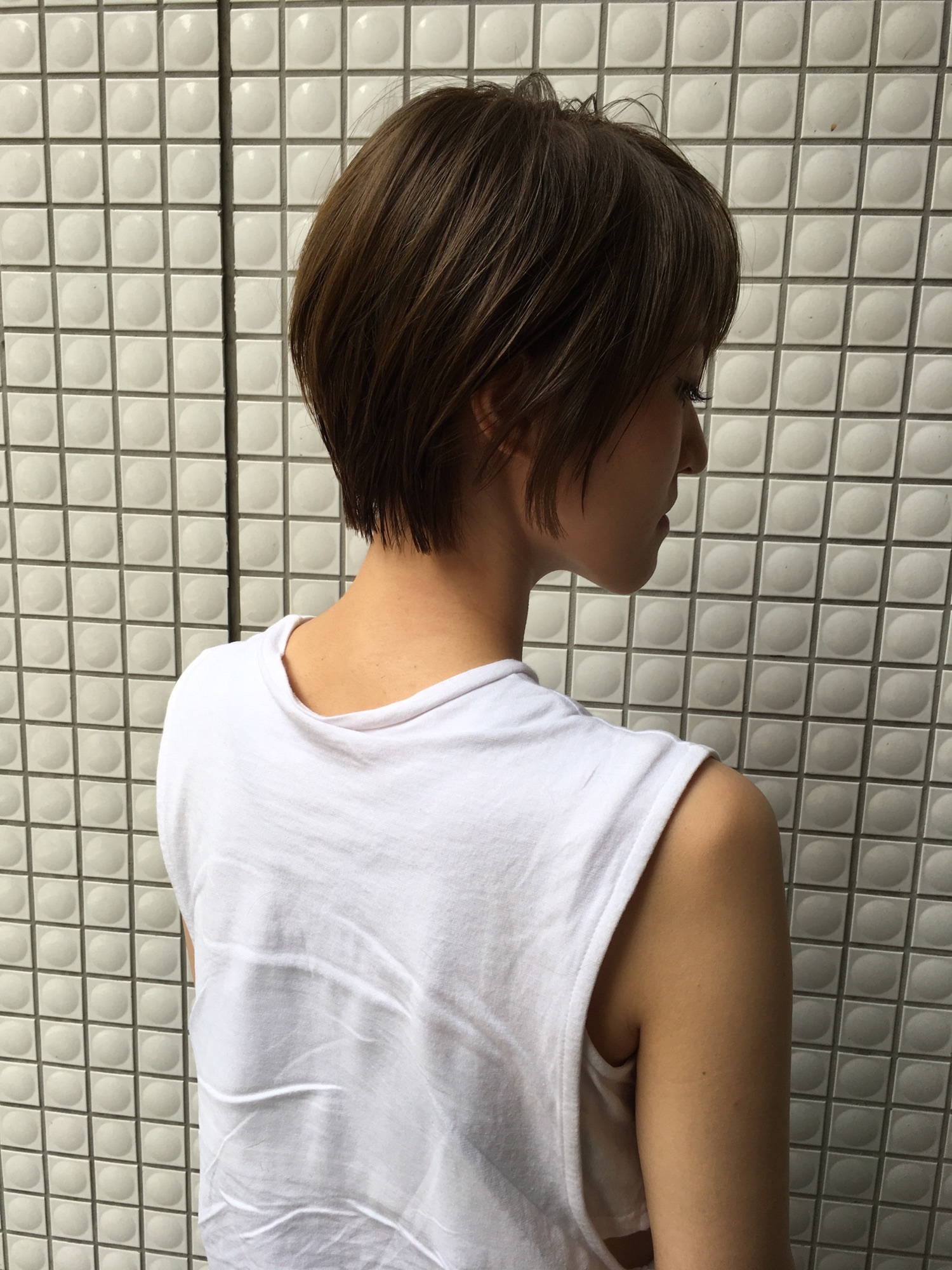 ショート ブルージュ 美容師 Rue 新田blog