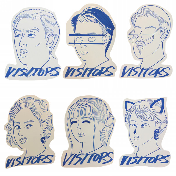 Beams原宿で似顔絵イベントやりました Masanori Ushiki