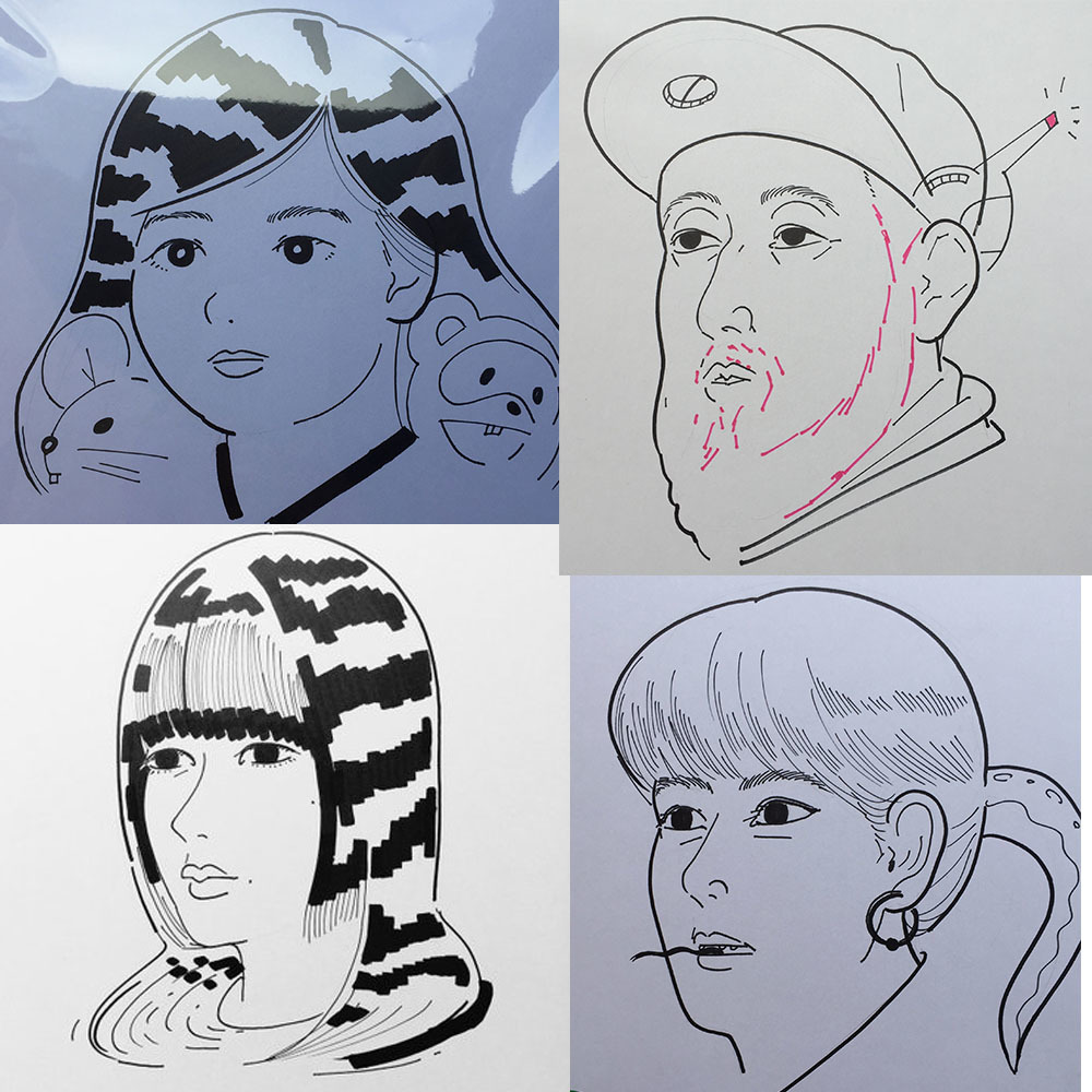似顔絵　Chii様 ちー | . 2020.12.16 (5枚あります👉️) 似顔絵完成しました
