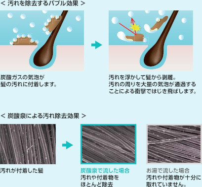 炭酸の効果 Hair Resort Eden 炭酸の効果 Hair Resort Eden