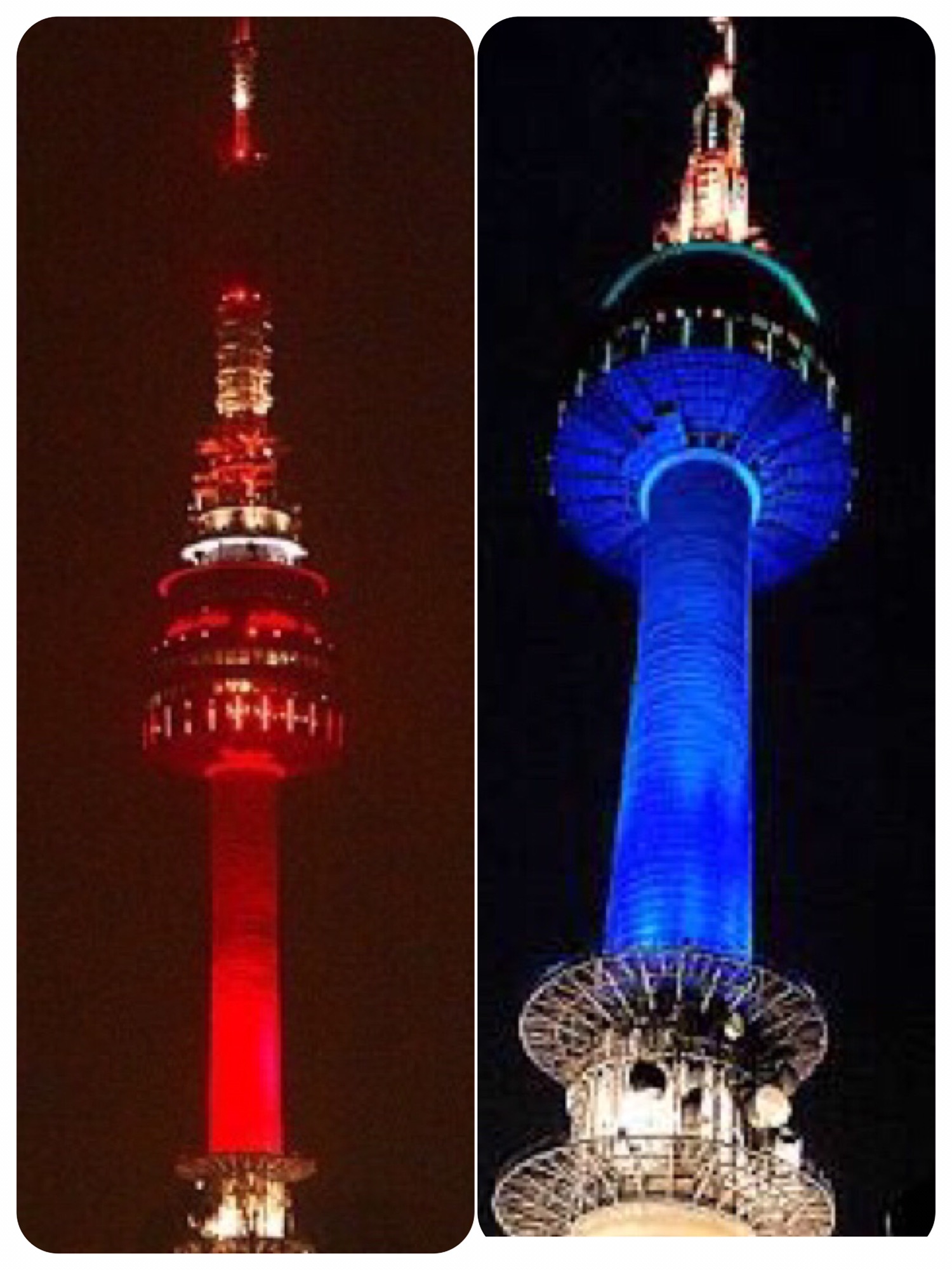 Nソウルタワーの秘密 光のメッセージ ハングルゴインドル韓国語学院