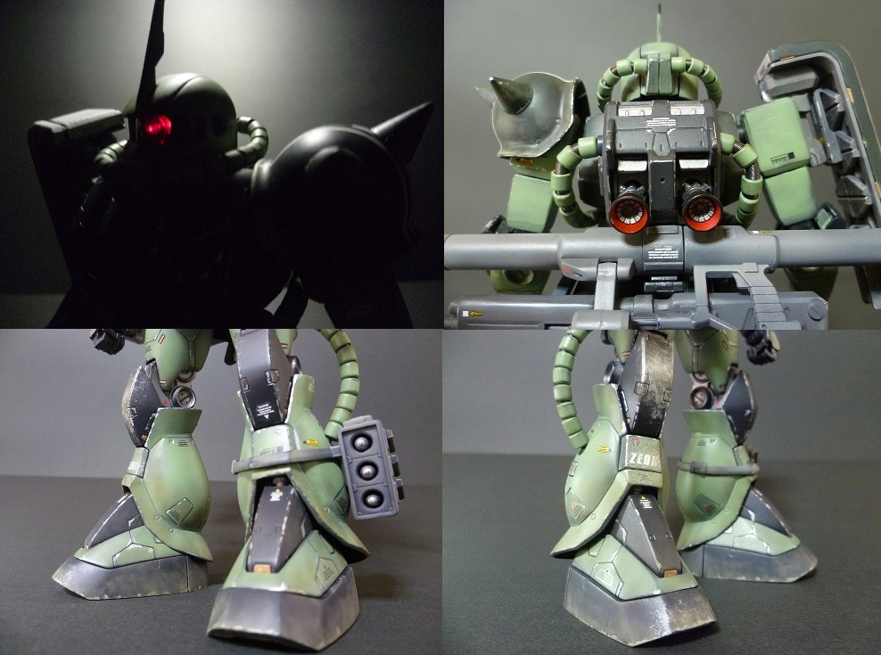 中隊長②1/100 MGザクⅡ 【なんとか完成】 | 15年ぶりのガンプラ