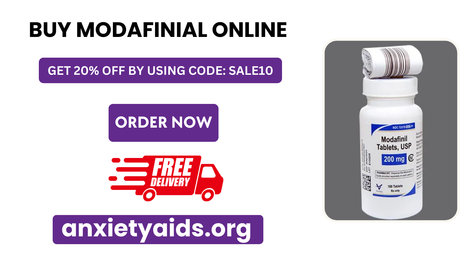 Buy Modafinil Online For Narcolepsy in USA