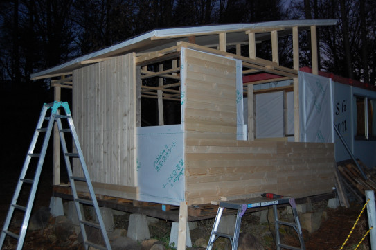 ログハウス 8畳 セルフビルド Diy 制作費11万円 5 自由屋サマーゲレンデ