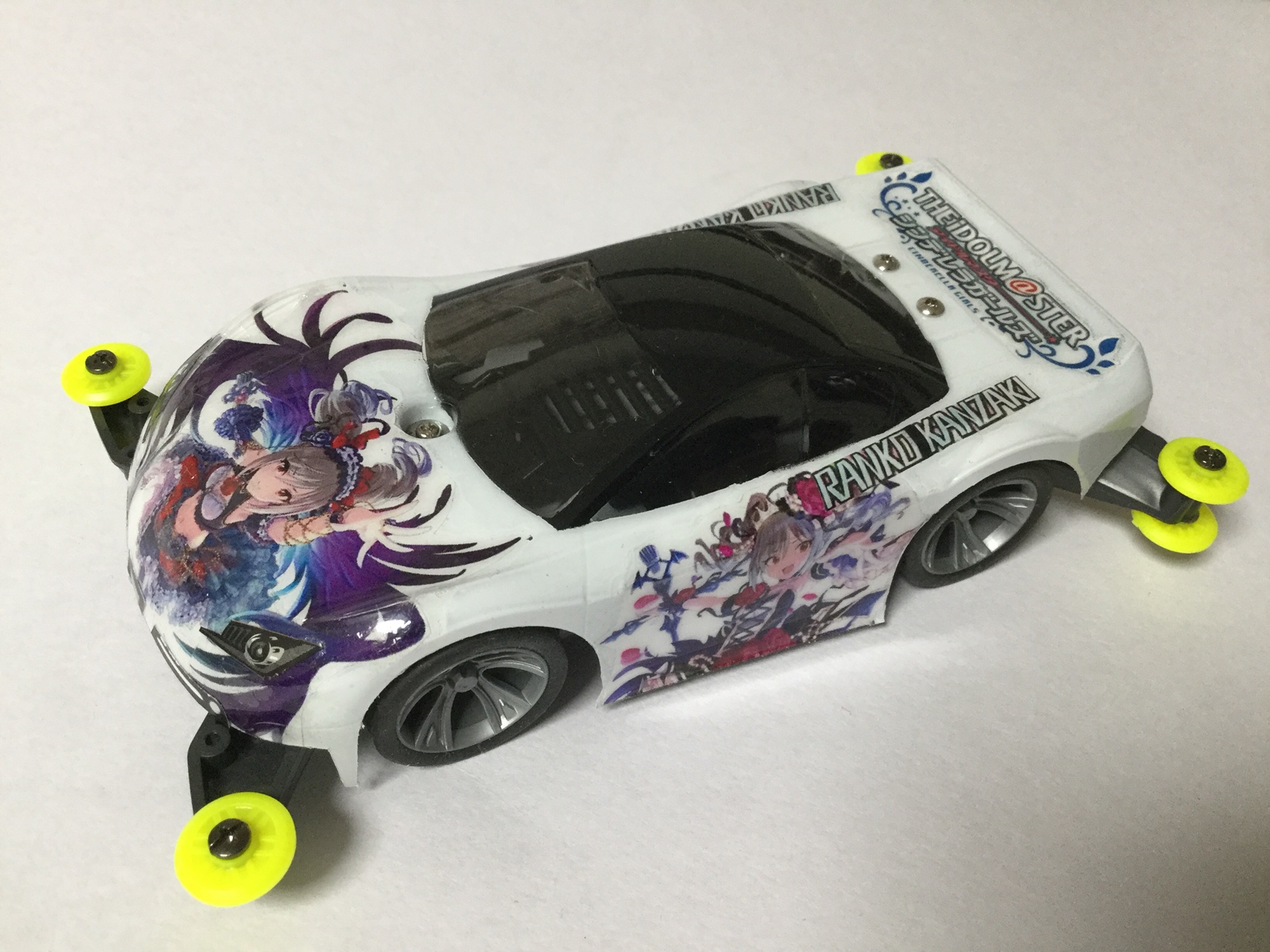 【引退売切り】ミニ四駆 完成品 サニーシャトル 痛車 カスタム タミヤ 引退 引退売切り】ミニ四駆 完成品 サニーシャトル 痛車 カスタム