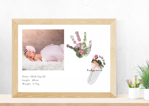 手形足形デジタルアート作り方講座 手形アート 教室 Baby Aloha 東京