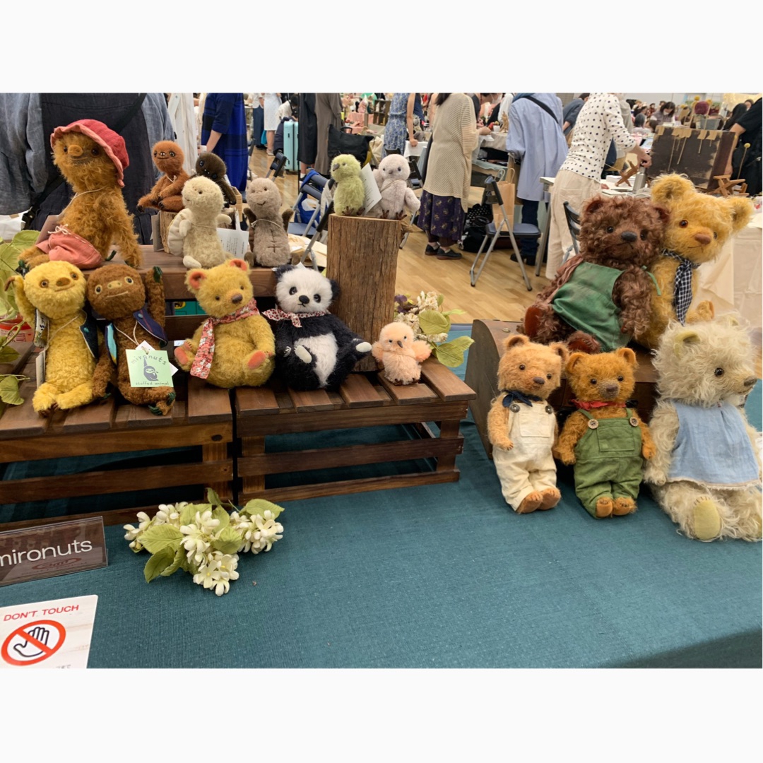 mironuts みはらゆき　ナマケモノ　作家　アーティスト テディベア mironuts みはらゆき 様 アーティスト テディベア 作家