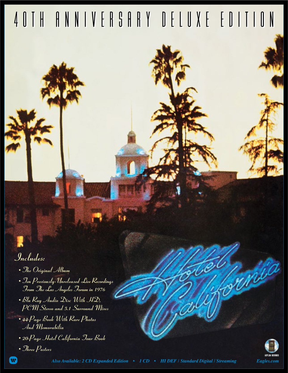 イーグルス「ホテル・カリフォルニア」オリジナルポスタープレゼント