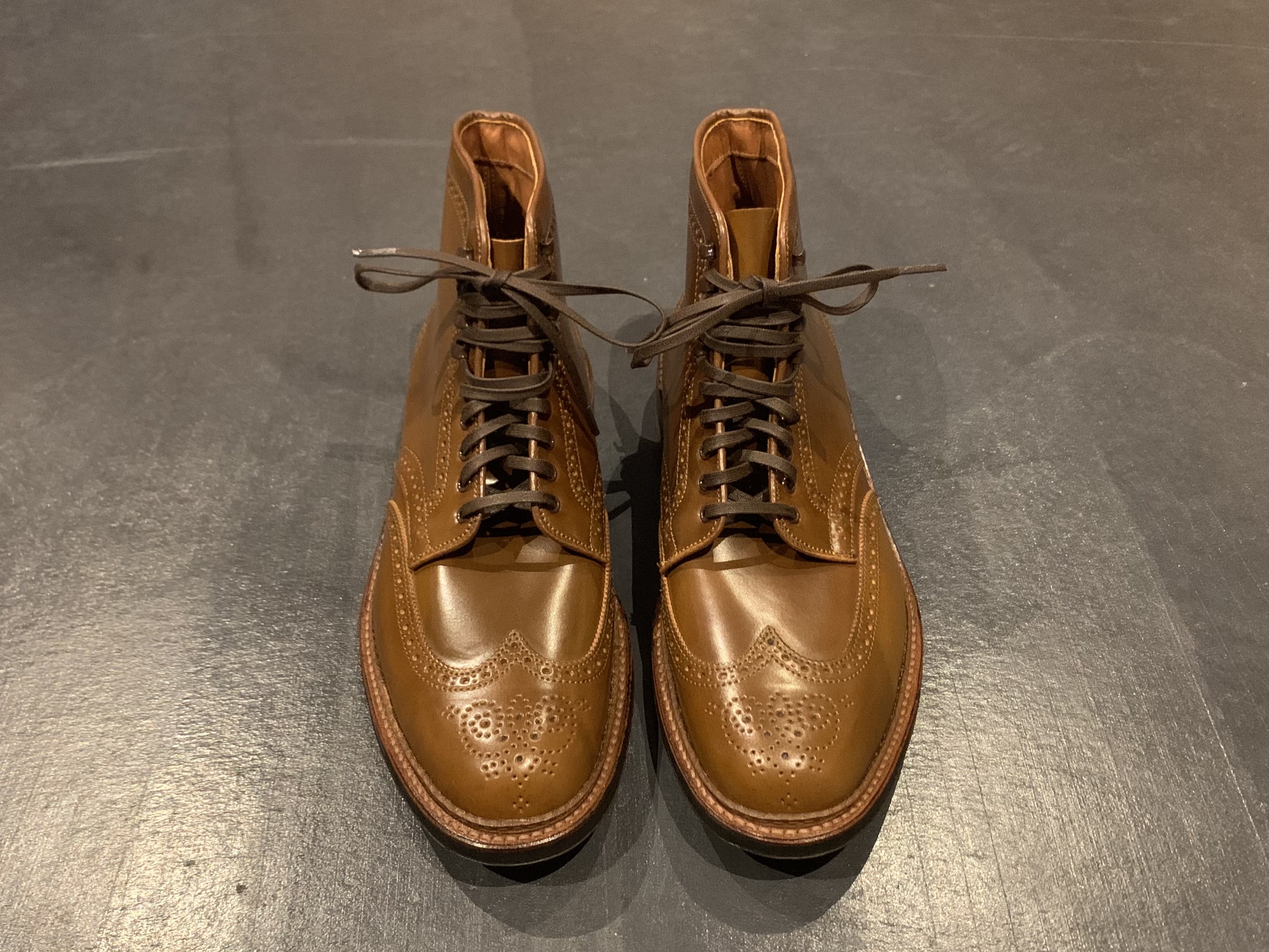 Whiskey Wingtip Boot | Alden of Tuck