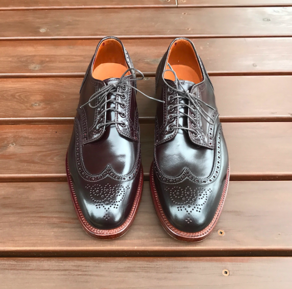 Alden short store wing blucher