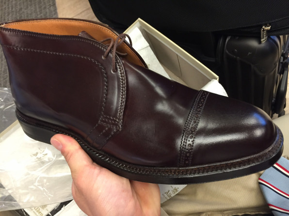 キャップトゥチャッカブーツ Alden Of Tuck