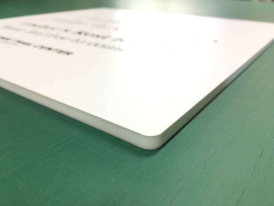 アルミ複合板、アクリルを使った社名プレート・サインプレート | 福岡