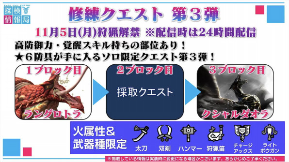 ちょと早いけど ひと狩り行こうぜっ