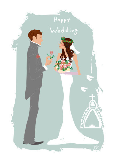 Welcome To Our Happy Wedding イラストレーター Rie Nakamura