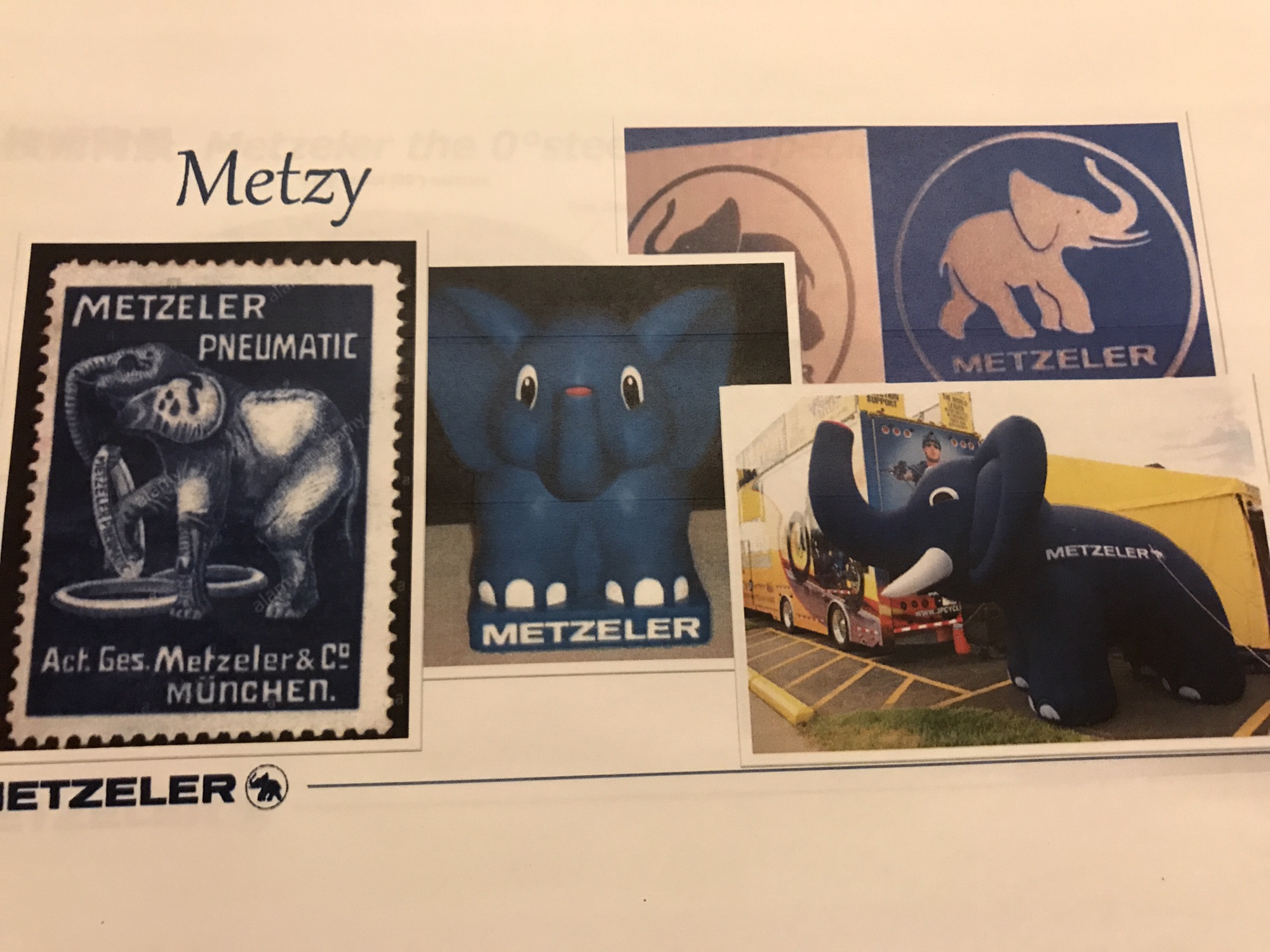 激レア 2024 METZELER マスコット 象 メッツラー