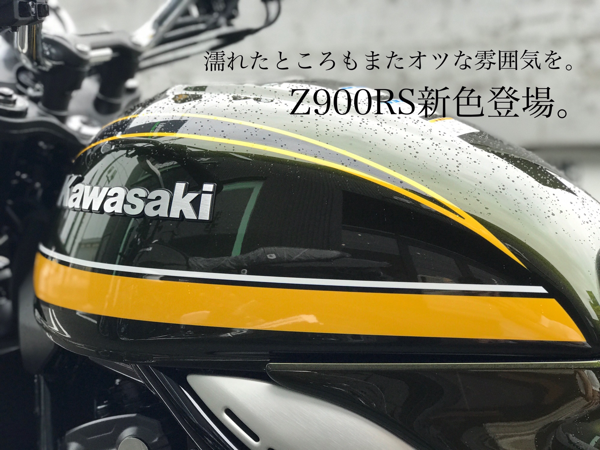 本日入荷しました！新しいカラーのZ900RS | バイクライフをもっと楽しく!