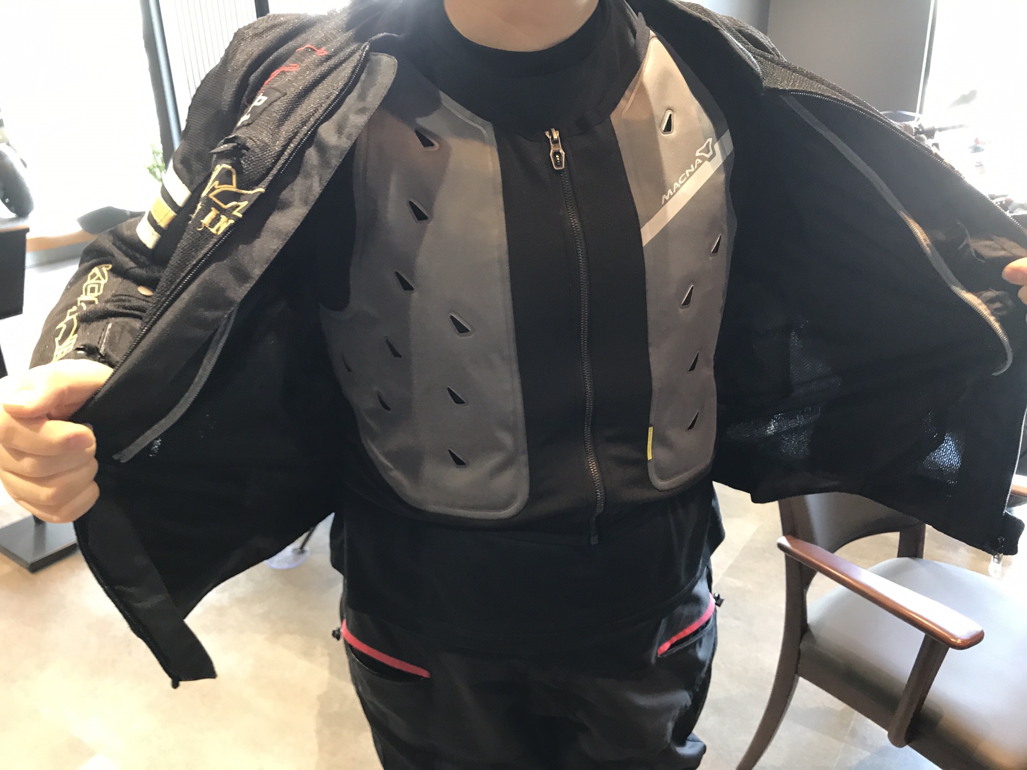 ジャケット 門倉太久斗/22世紀ジェダイ printed jacket black / TXA-TENGA