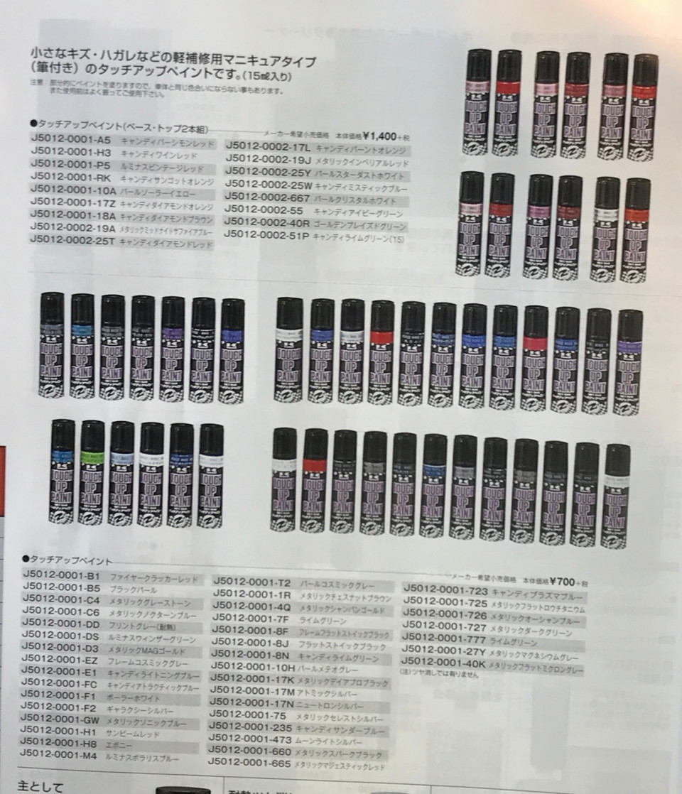 カワサキ純正のタッチアップペイントのお話 | バイクライフをもっと楽しく!