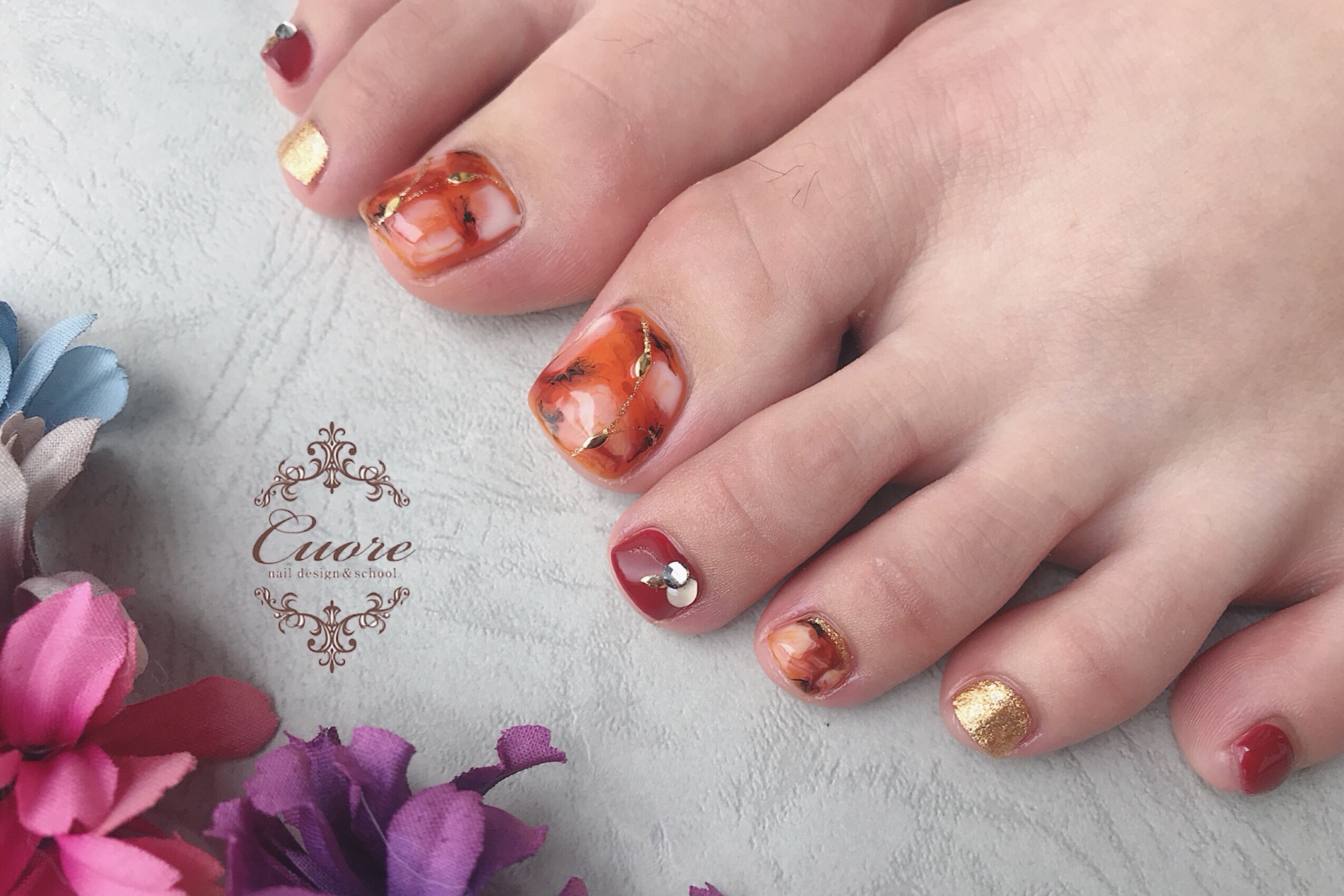 Cuoreのべっ甲ネイルは Cuore