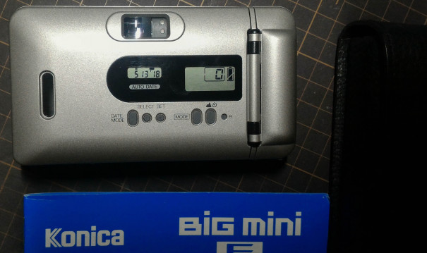 ❁完動品❁Konica コニカBiG mini ビッグミニ 虚し F ブラック