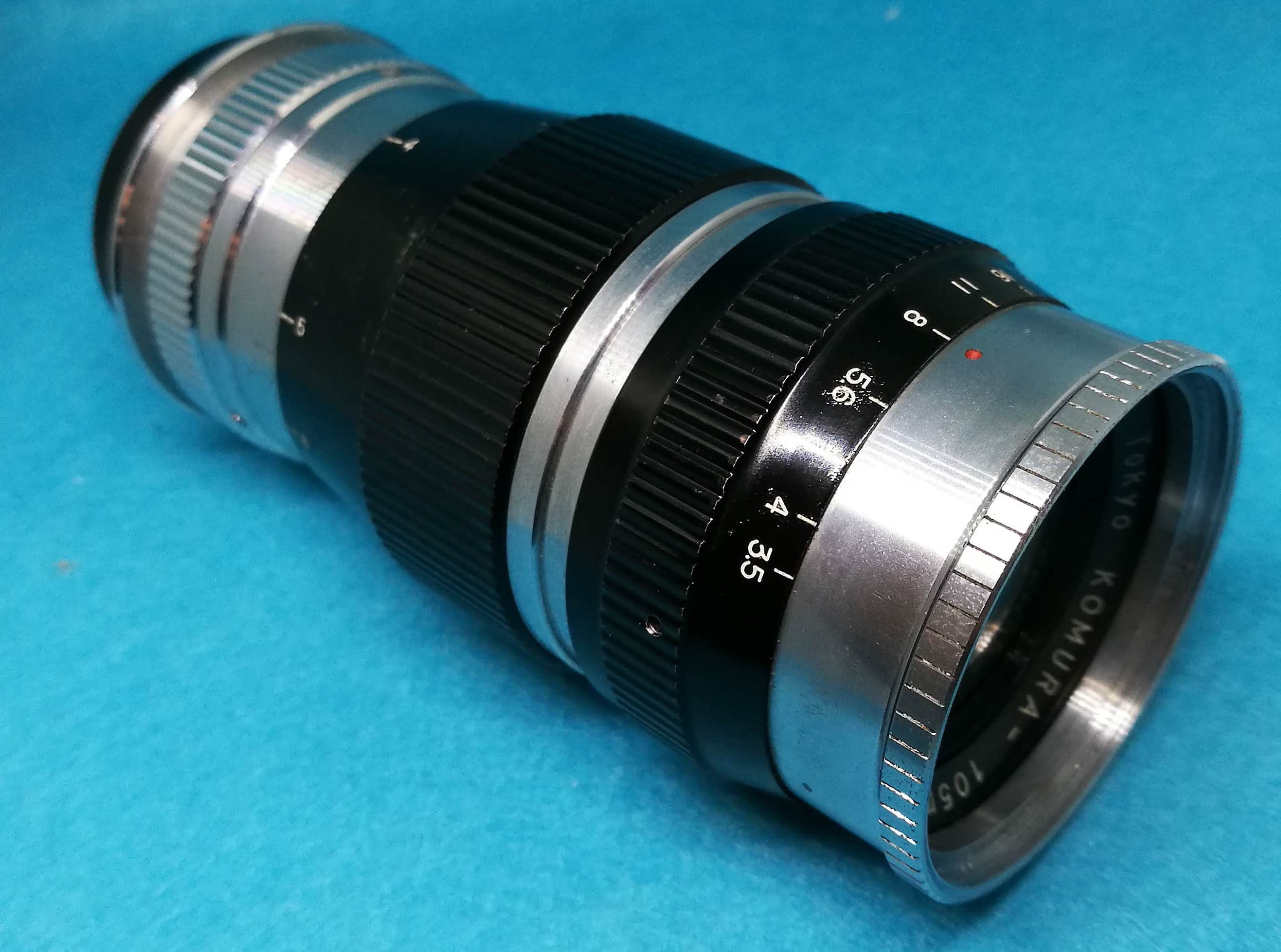 三協光機製コムラー105mmF3.5 | 篠原カメラ（フィルムカメラ修理専門）