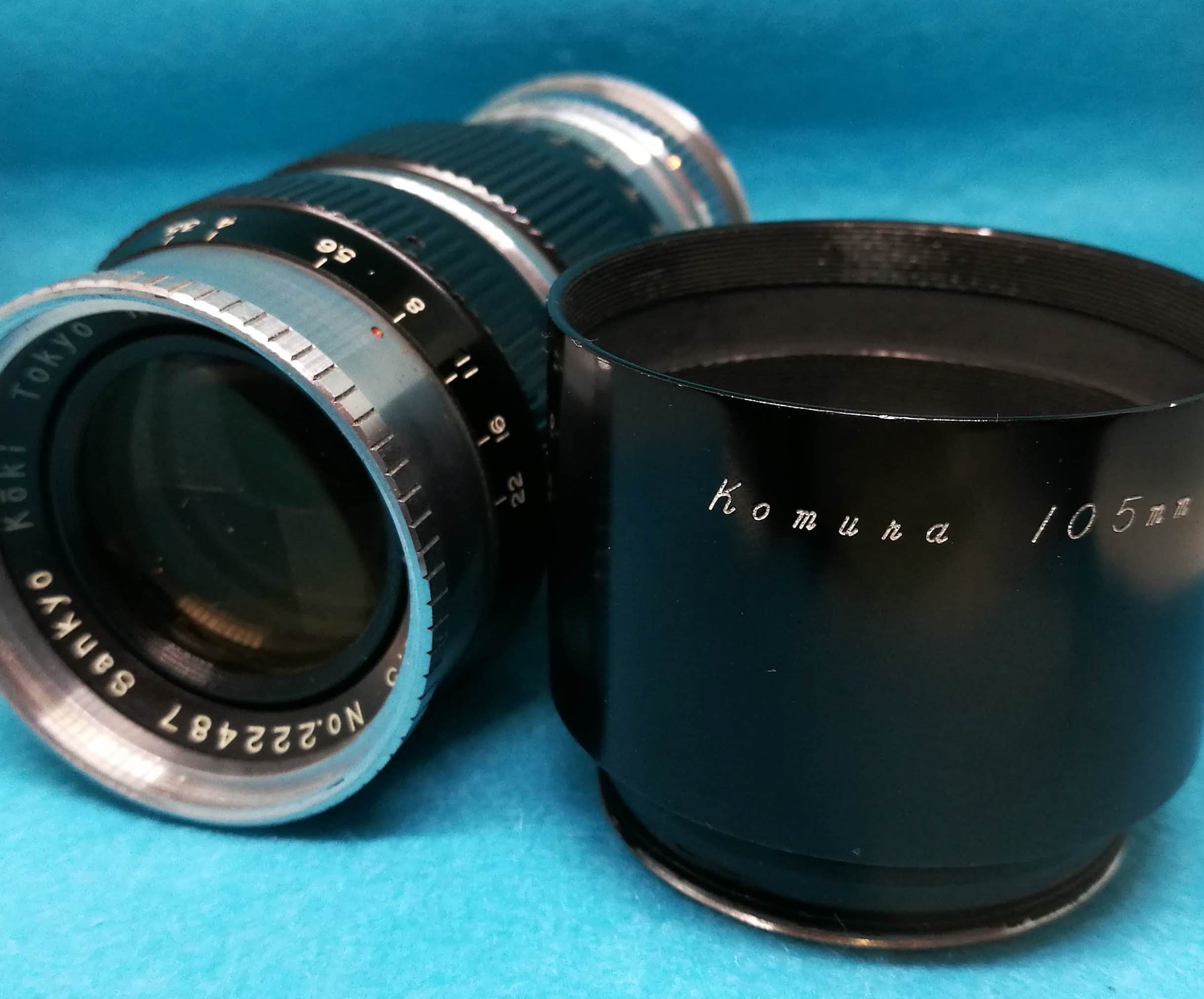 三協光機製コムラー105mmF3.5 | 篠原カメラ（フィルムカメラ修理専門）