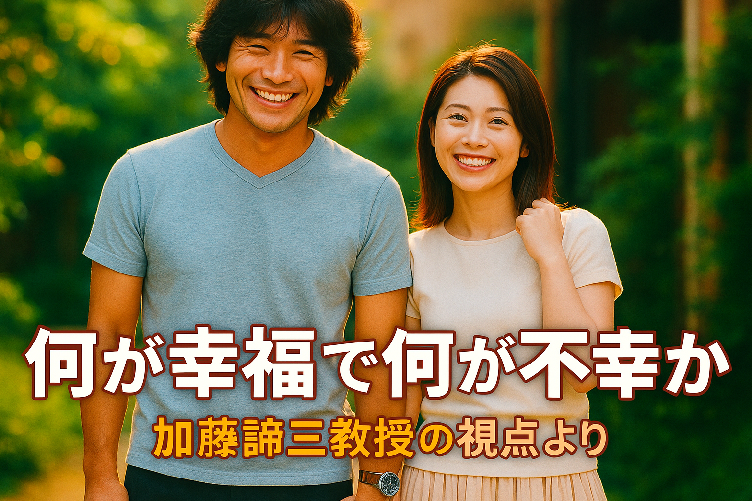 何が幸福で何が不幸か」〜加藤諦三教授の視点から〜 | ショパン
