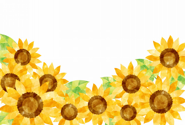向日葵 紫陽花 Rkrkのフリーイラスト 向日葵 紫陽花 Rkrkのフリーイラスト
