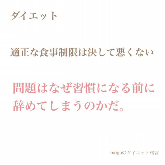 ダイエット格言 東京 世田谷 ダイエット パーソナルトレーニングのbodyvoice