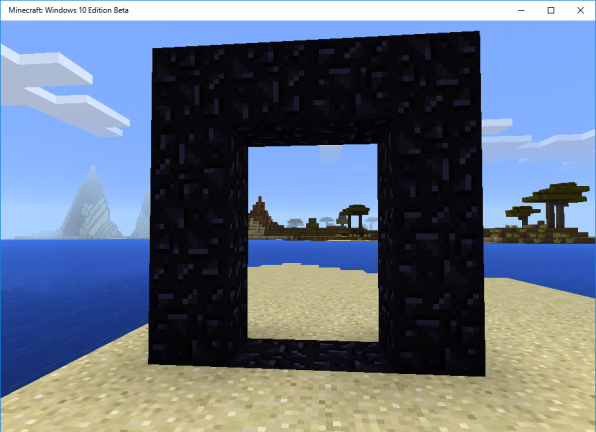 Minecraft Windows 10 Edition Betaをプレーしてみました Miura S Ownd