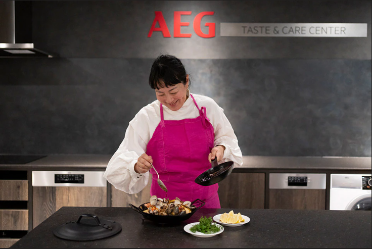 AEG製（ドイツ）電気ウォールオーブン（上のレンジは別売りです） AEG