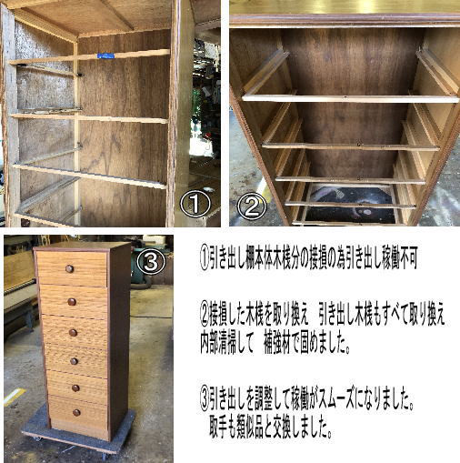 昭和レトロ家具リメイク 鹿児島 山下様 注文家具通販鹿児島木暮らし工房えのお 工房enoo