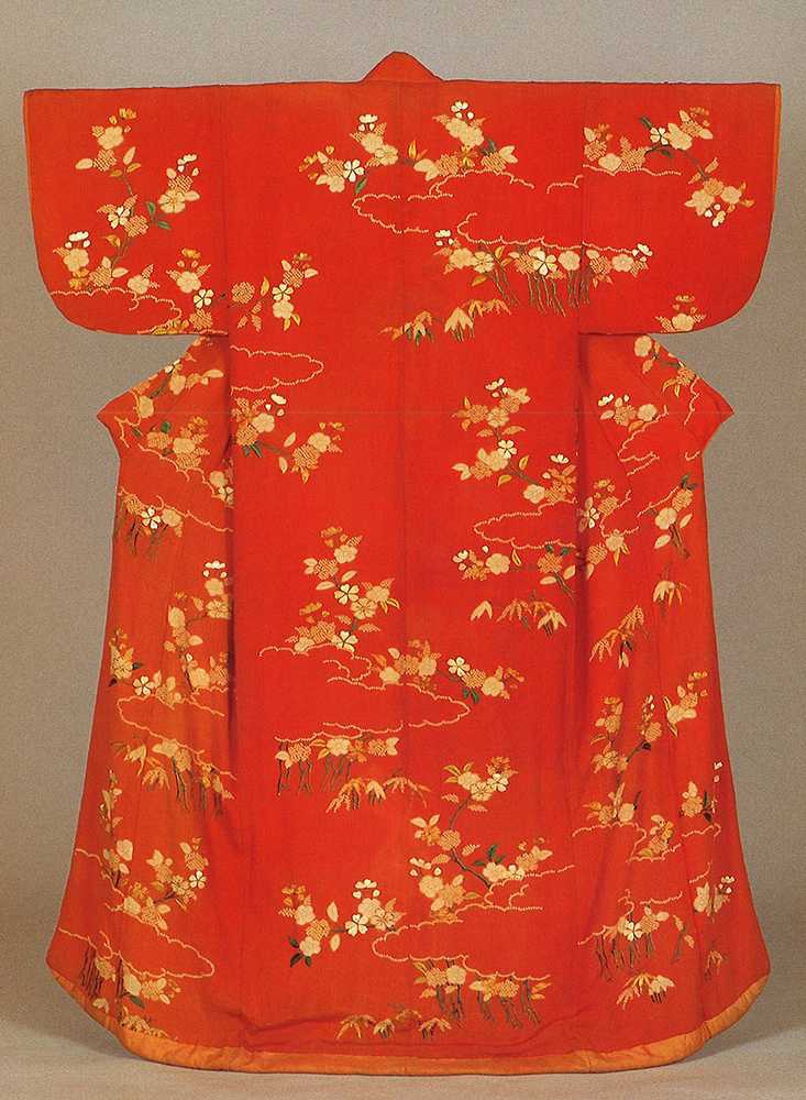 古布　両面染め　型染　藍染　上っ張り　紅花染め　団扇 古布 両面染め 型染 藍染 上っ張り 紅花染め 団扇